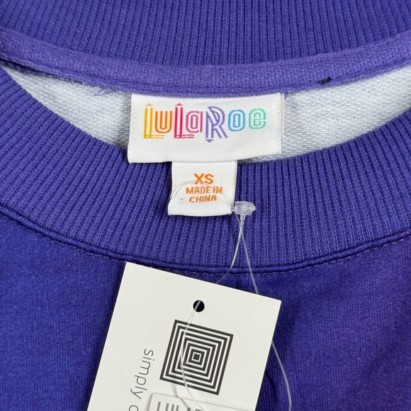 LuLaRoe Hannah Sweatshirt‎ Womens XS Tie Dye Horse Graphic Pullover Casual - Picture 7 of 12